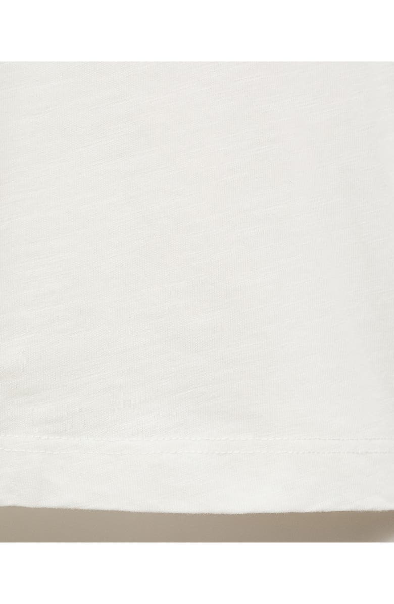 MANGO TEEN Cotton Wide Leg Pants, Alternate, color, Off White