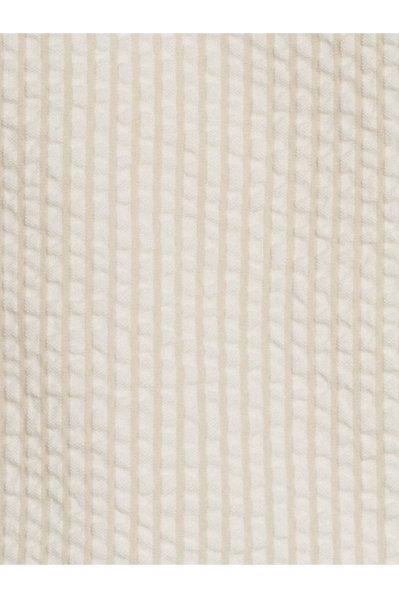 Organic Landon Seesucker Button Down, Alternate, color, Dune Stripe