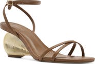 Arezzo Luma Ankle Strap Wedge Sandal