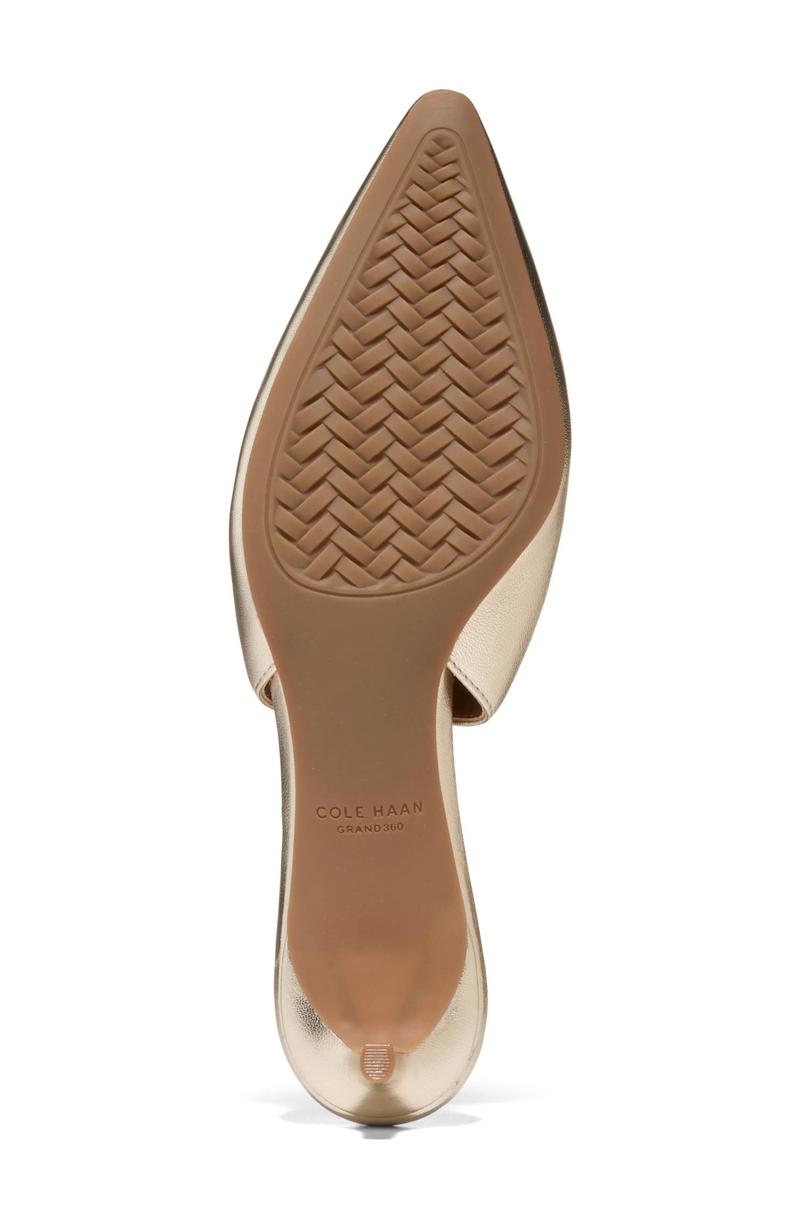 Cole Haan The Go-To Jocelyn Slingback Pump, Alternate, color, Soft Gold Leather