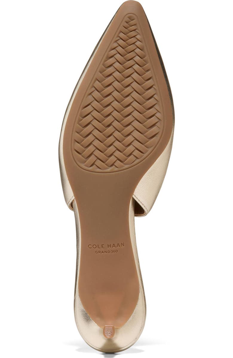 Cole Haan The Go-To Jocelyn Slingback Pump, Alternate, color, Soft Gold Leather