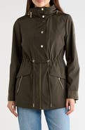 Michael Kors Hooded Anorak Rain Jacket