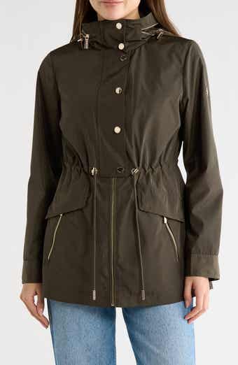 Michael Kors Hooded Anorak Rain Jacket