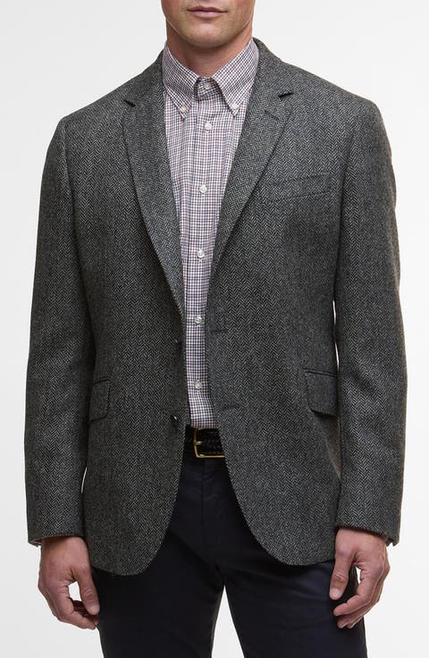 Firth Moons Wool Herringbone Sport Coat