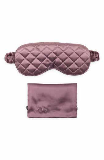 Diamond Quilted Silk Sleep Mask