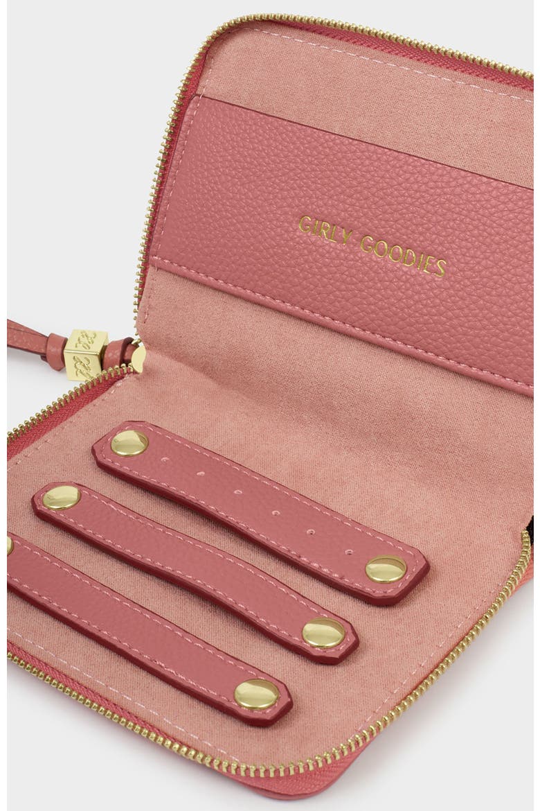 Slim Jewellery Case, Alternate, color, Raspberry Pink