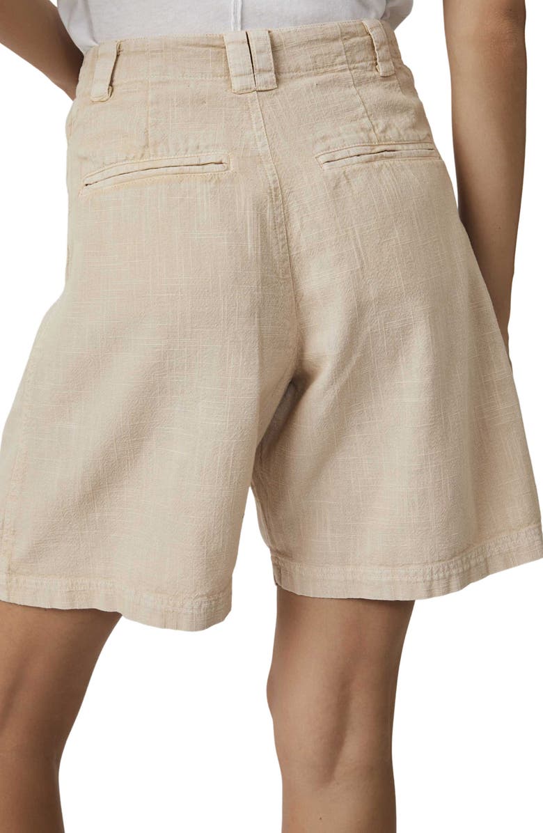 Free People Say So Cotton Trouser Shorts, Alternate, color, 