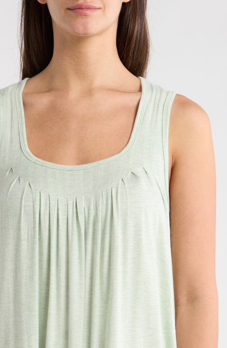 Papinelle Kate Sleeveless Pleated Front Nightgown, Alternate, color, Soft Mint