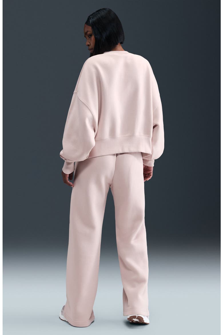 Sportswear Phoenix High Waist Wide Leg Sweatpants, Alternate, color, 667 SILRED/SAIL
