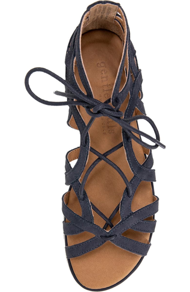 Gentle Souls by Kenneth Cole 'Break My Heart 3' Cage Sandal, Alternate, color, Navy