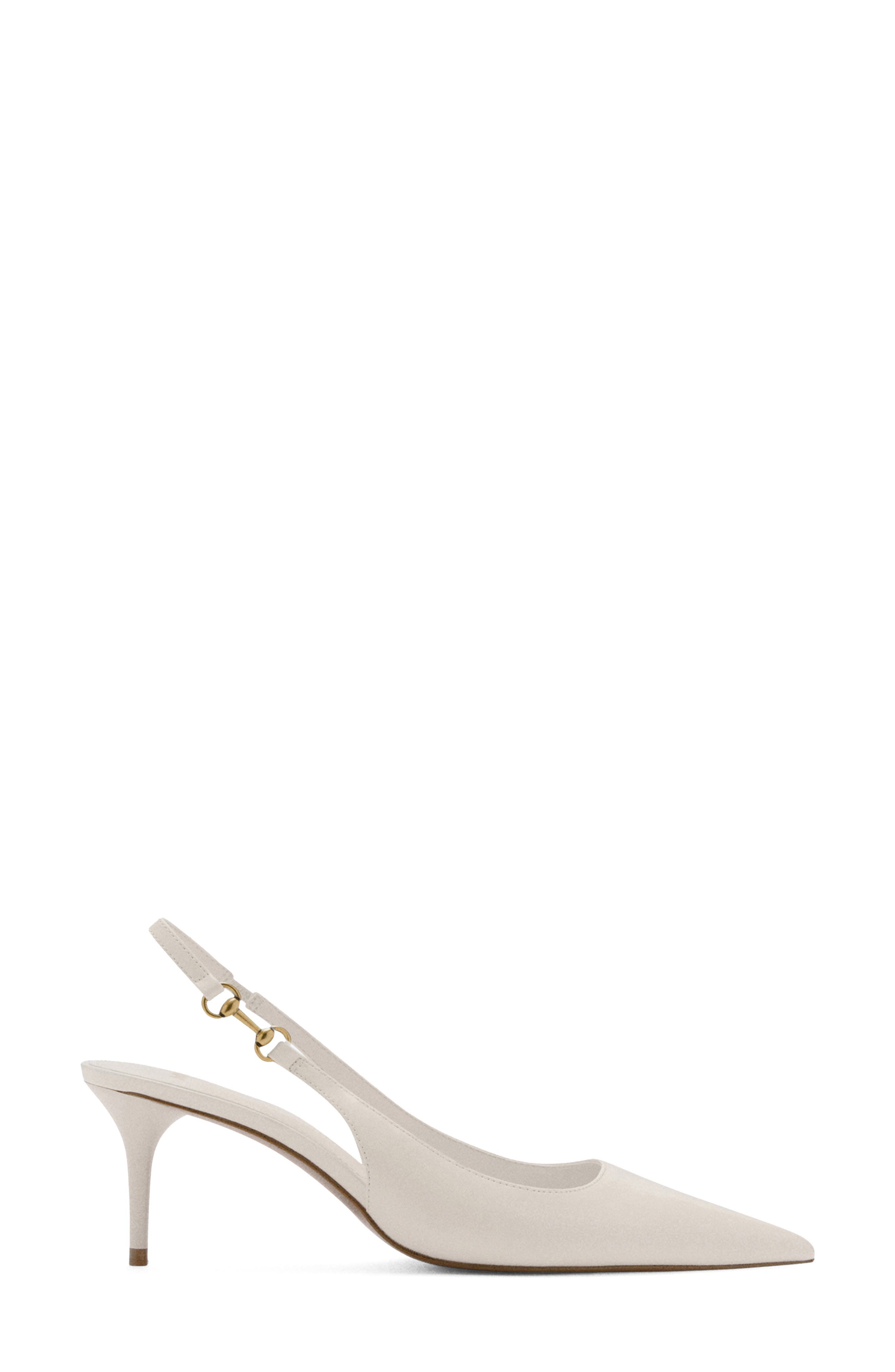 MANGO Slingback Pointed Toe Pump, Alternate, color, 