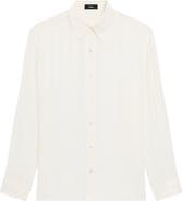 Theory Tonal Stripe Button-Up Shirt