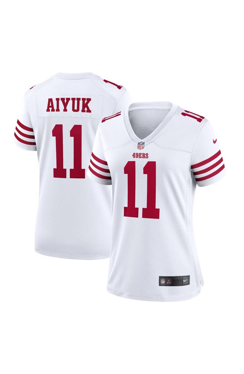 Nike Women's Nike Brandon Aiyuk White San Francisco 49ers Player Game Jersey, Alternate, color,