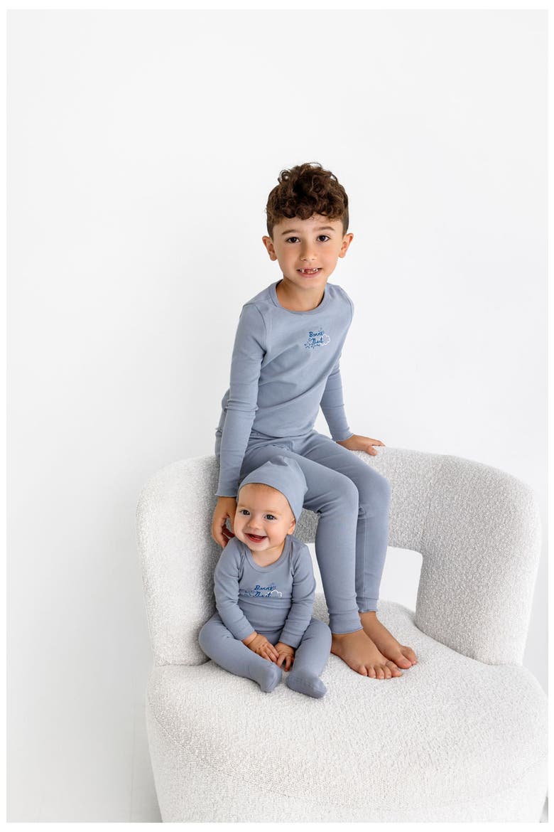 Bonne Nuit PJ, Alternate, color, Dusty Blue