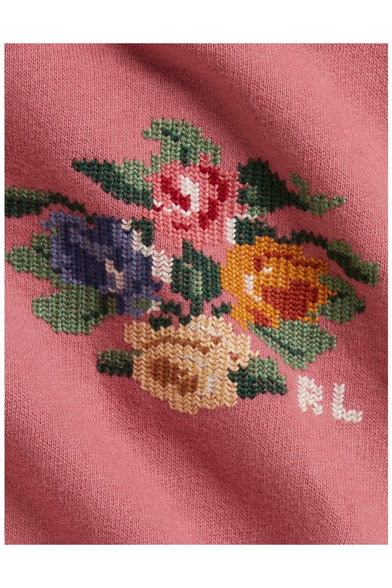 Kids' 2-Piece Fleece Sweatshirt & Skirt Set, Alternate, color, CANVAS PINK