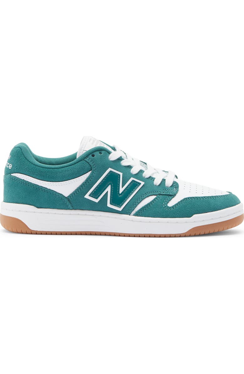 New Balance 480 Sneaker, Alternate, color, Vintage Teal/ White
