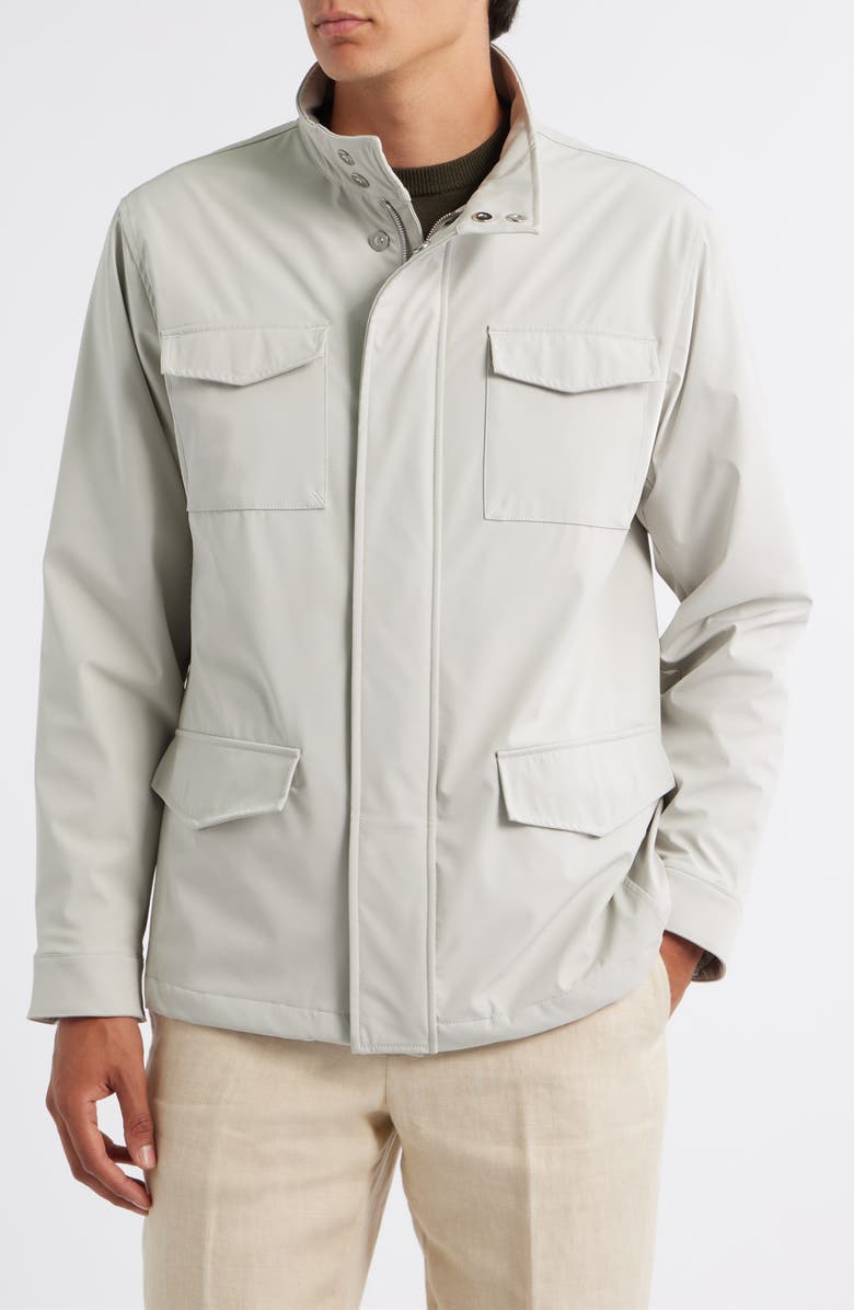 Aurélien Waterproof Field Jacket, Alternate, color, Ecru