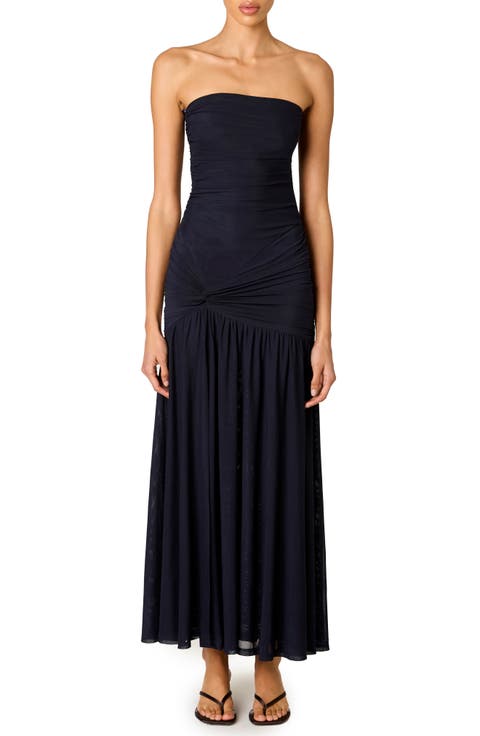 Abbott Kinney Strapless Maxi Dress