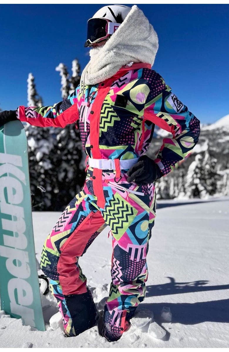 OOSC Saved by The Bell Women's Ski Suit, Alternate, color, Multi-Colour