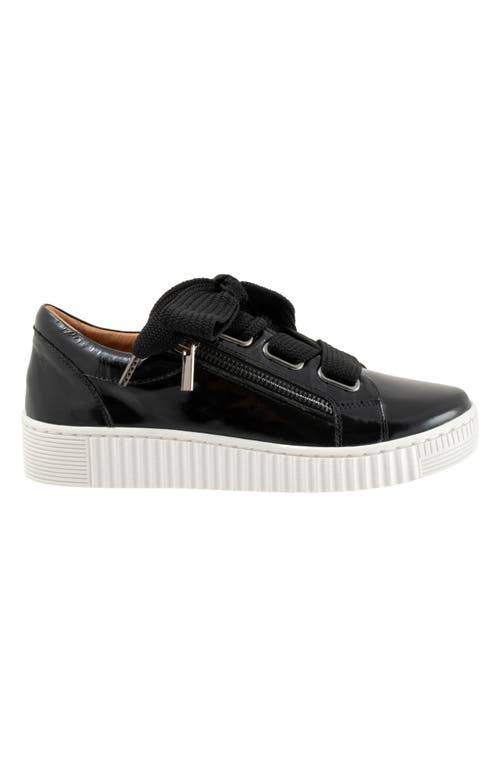 Eos Footwear Jovi Sneaker In Black Patent