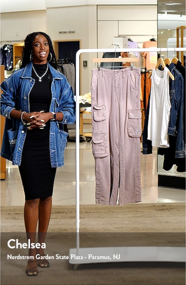 Y2K Low Rise Corduroy Cargo Pants, sales video thumbnail