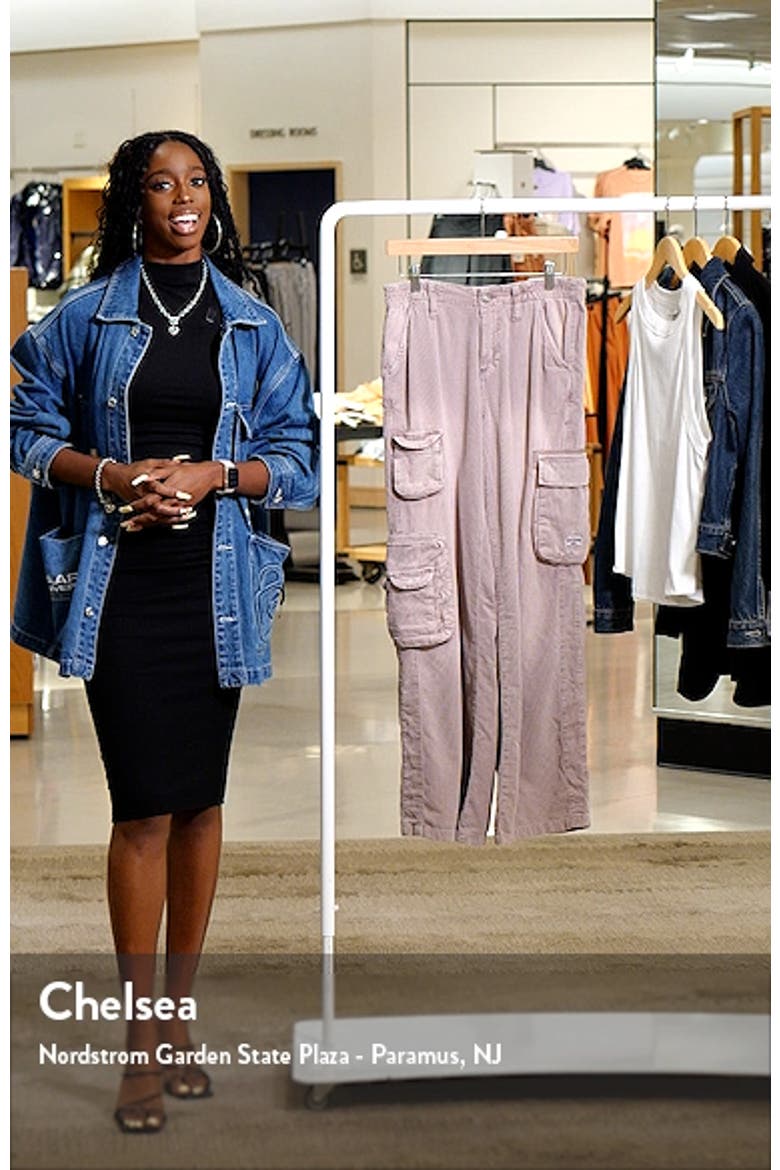 Y2K Low Rise Corduroy Cargo Pants video