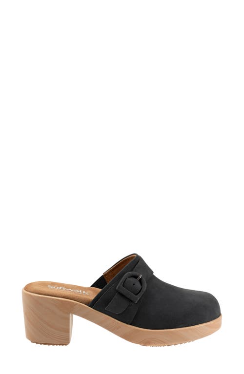 Softwalk ® Ferrara Platform Mule In Black