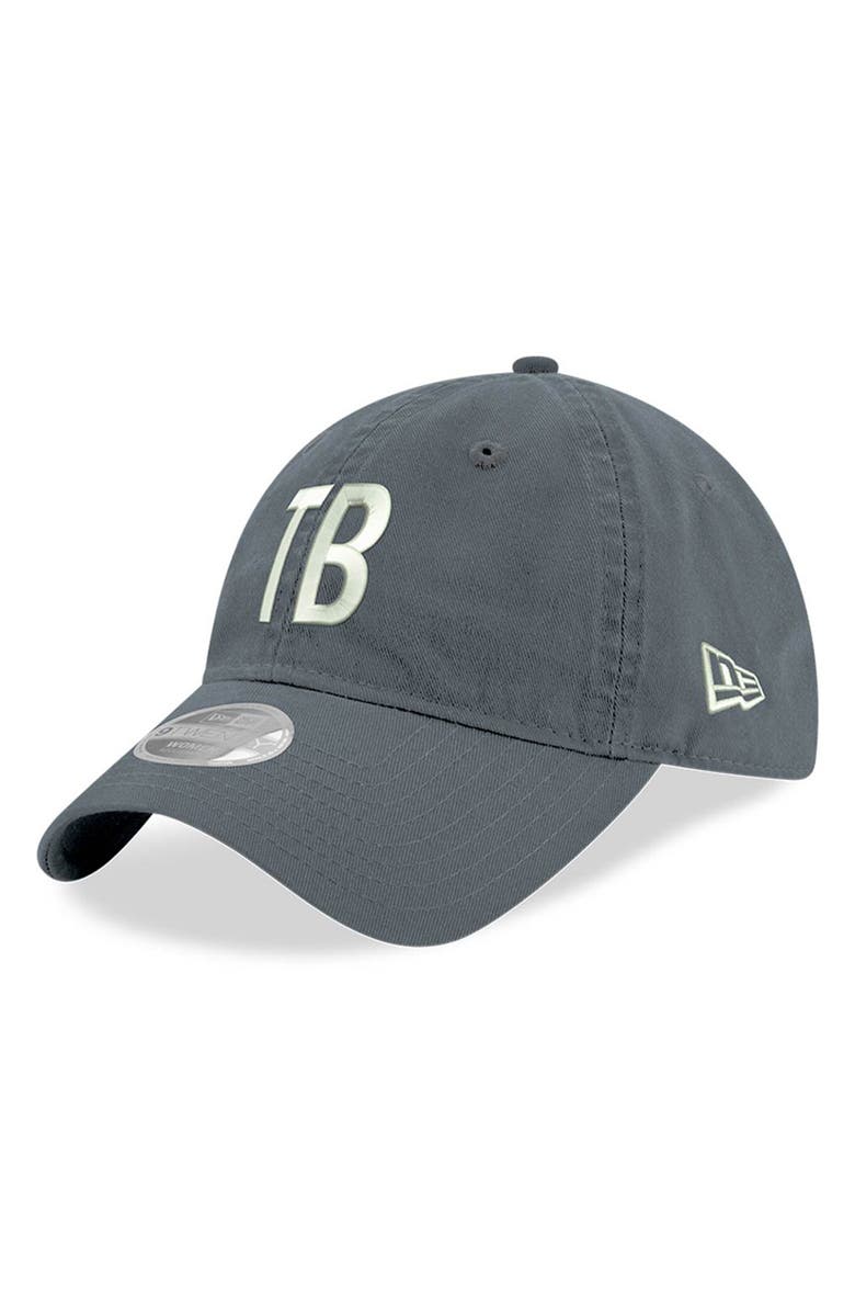 New Era Women's New Era Graphite Tampa Bay Buccaneers Hometown 9TWENTY Adjustable Hat, Main, color,