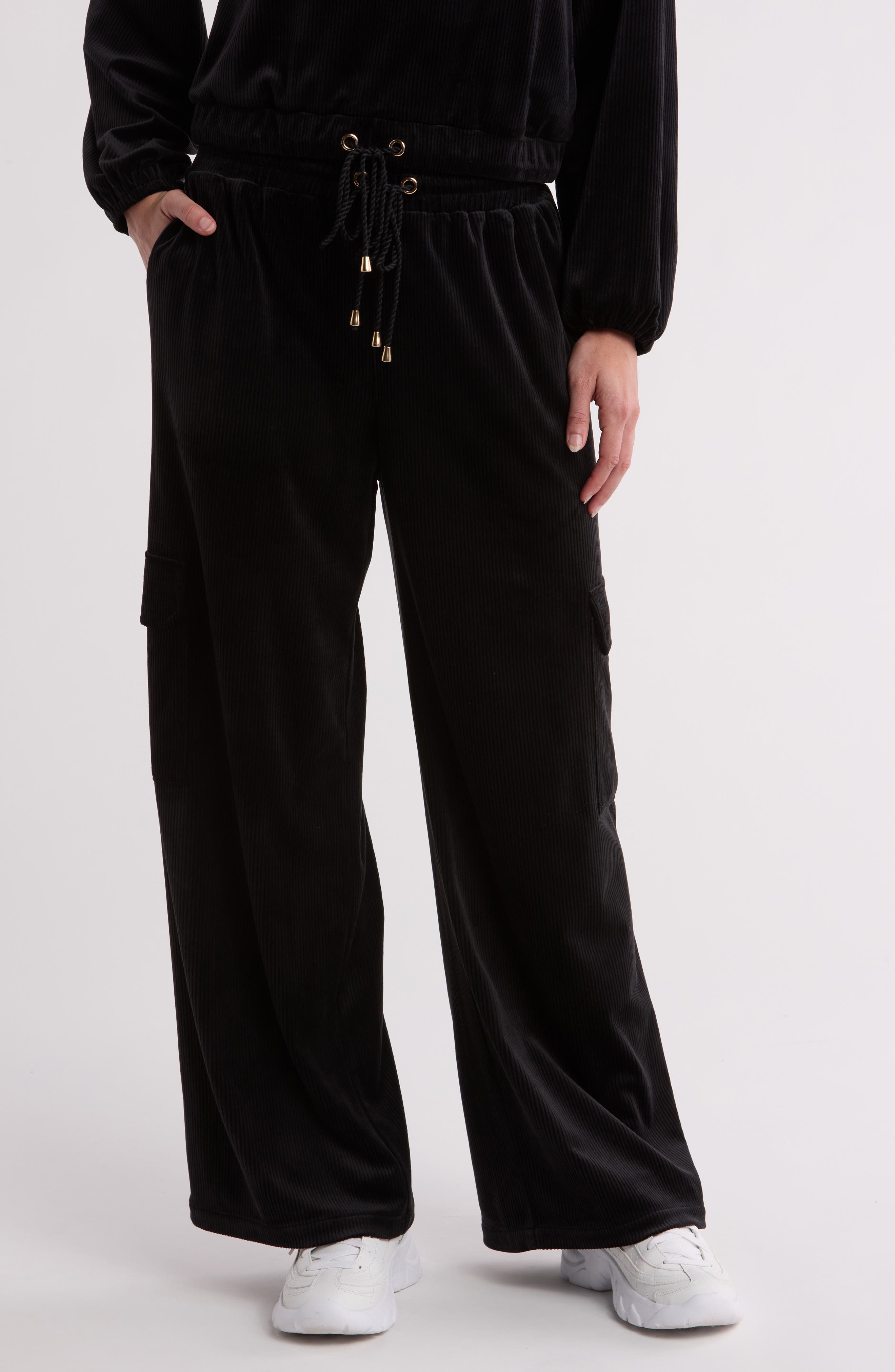 Gemma + Jane Wide Leg Corduroy Pants