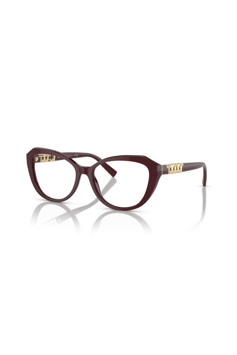 54mm Cat Eye optical glasses, Main, color, Red