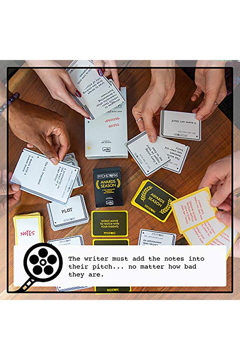 Awards Season Deck 100 Themed Cards, Movie Pitching Party Card Game, Alternate, color, Multicolored