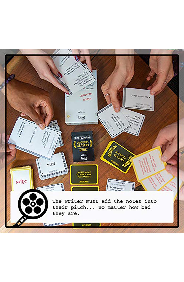 Pitchstorm Awards Season Deck 100 Themed Cards, Movie Pitching Party Card Game, Alternate, color, Multicolored