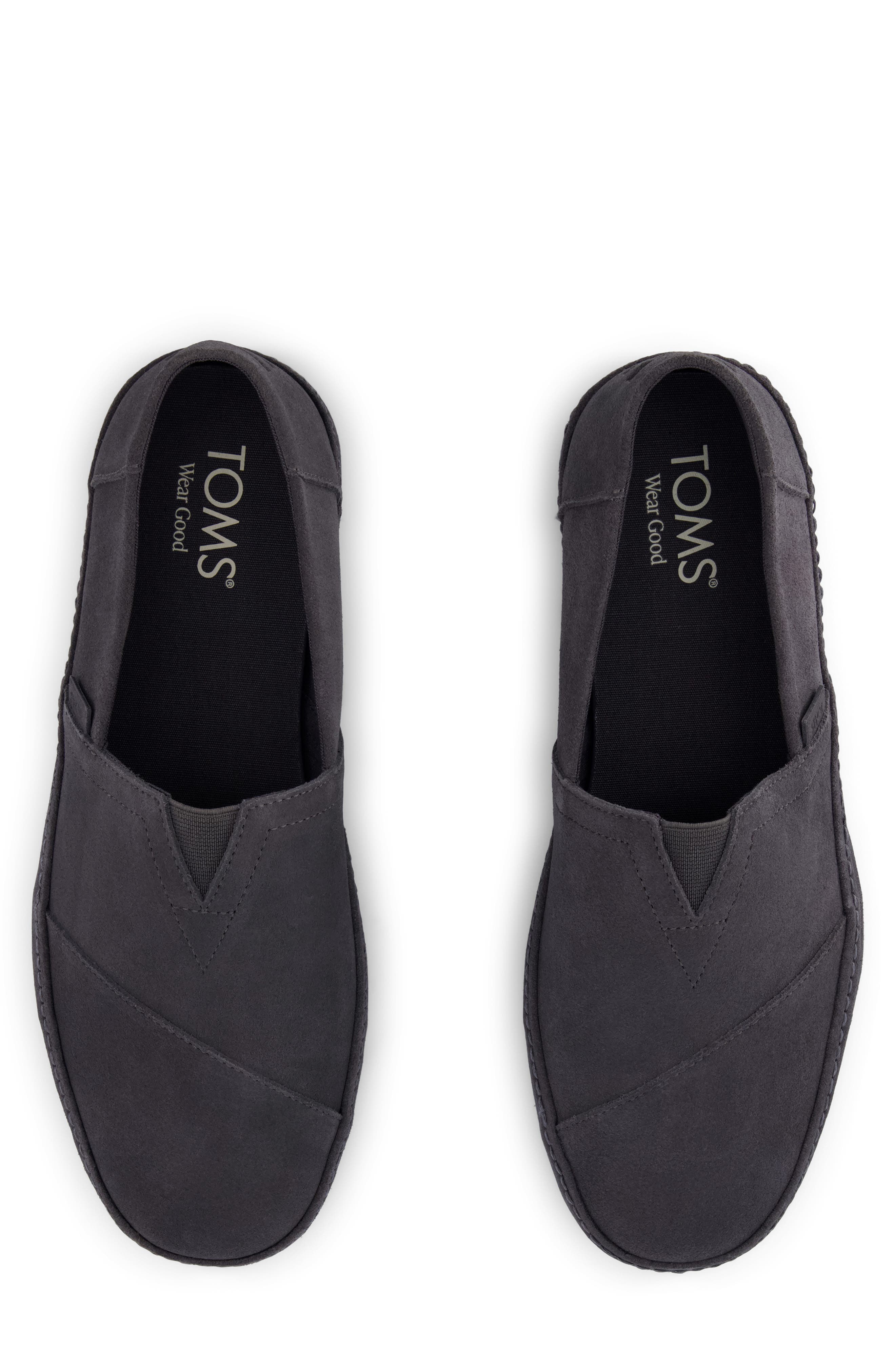 Alpargata Premium Slip On, Alternate, color, DARK GREY