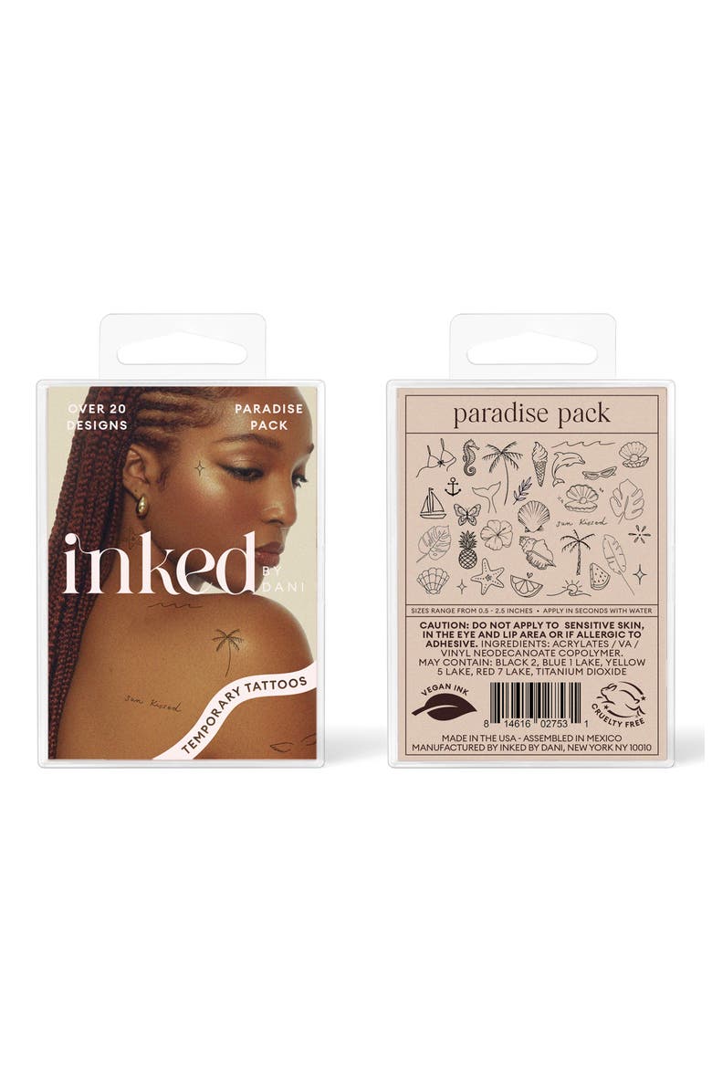 Paradise Pack Temporary Tattoos video