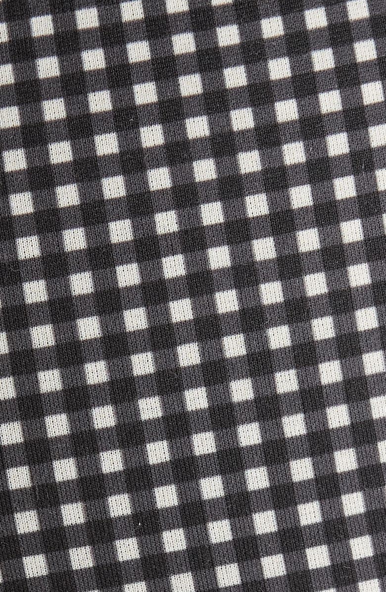 Rails Auray Pleat Front Gingham Pants, Alternate, color, Black Gingham