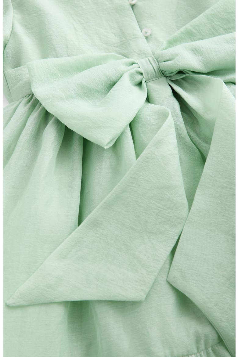 Kids' Bow Back Party Dress, Alternate, color, GREEN