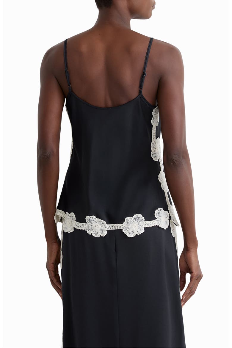 Doa Lace Detail Camisole, Alternate, color, NAVY