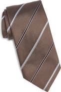 Canali Stripe Silk Tie