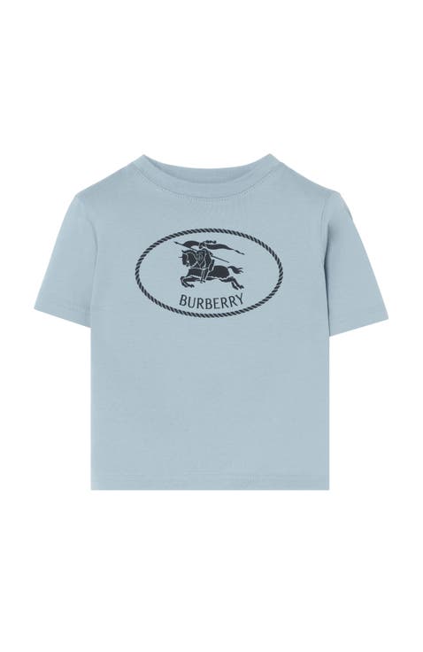 Knight Stamp Cotton T-shirt