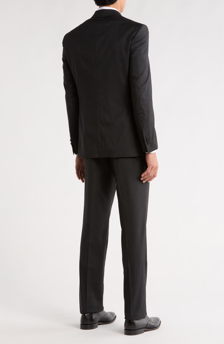 No Ordinary Joe by Ted Baker Jason Black Wool Suit, Alternate, color, Black