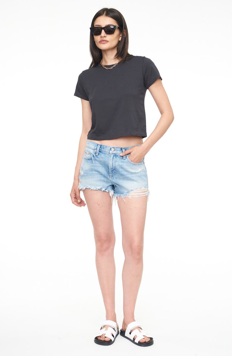 Pistola Gigi Cutoff Denim Shorts, Alternate, color, 