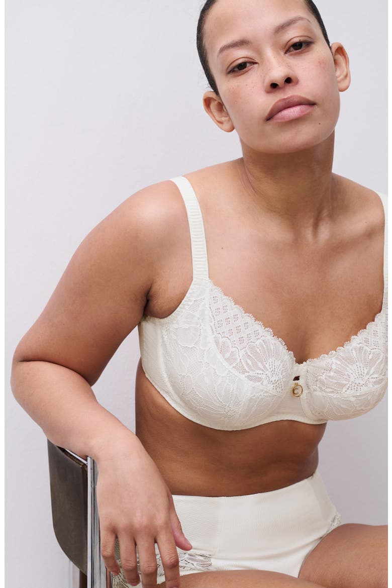 Sublime Full Coverage Underwire Bra, Alternate, color, MILK