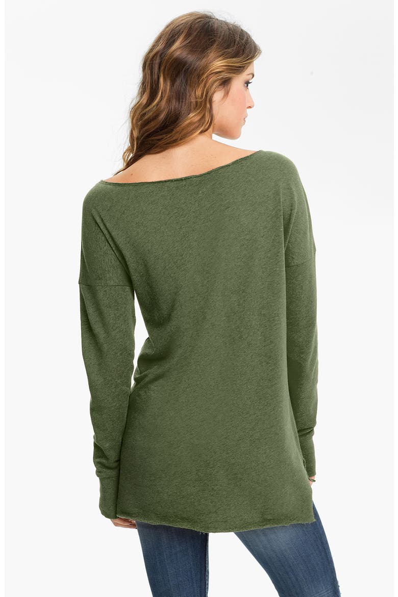 Raw Edge Tunic, Alternate, color, HEATHER GREY- URBAN