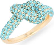 NORDSTROM RACK Pavé Crystal Knot Ring