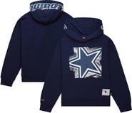 Mitchell & Ness Women's Mitchell & Ness Navy Dallas Cowboys Gridiron Classics Big Face 7.0 Pullover Hoodie