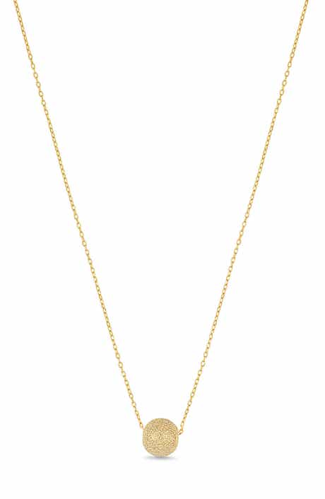 Bony Levy 14K Yellow Gold Ball Pendant Necklace