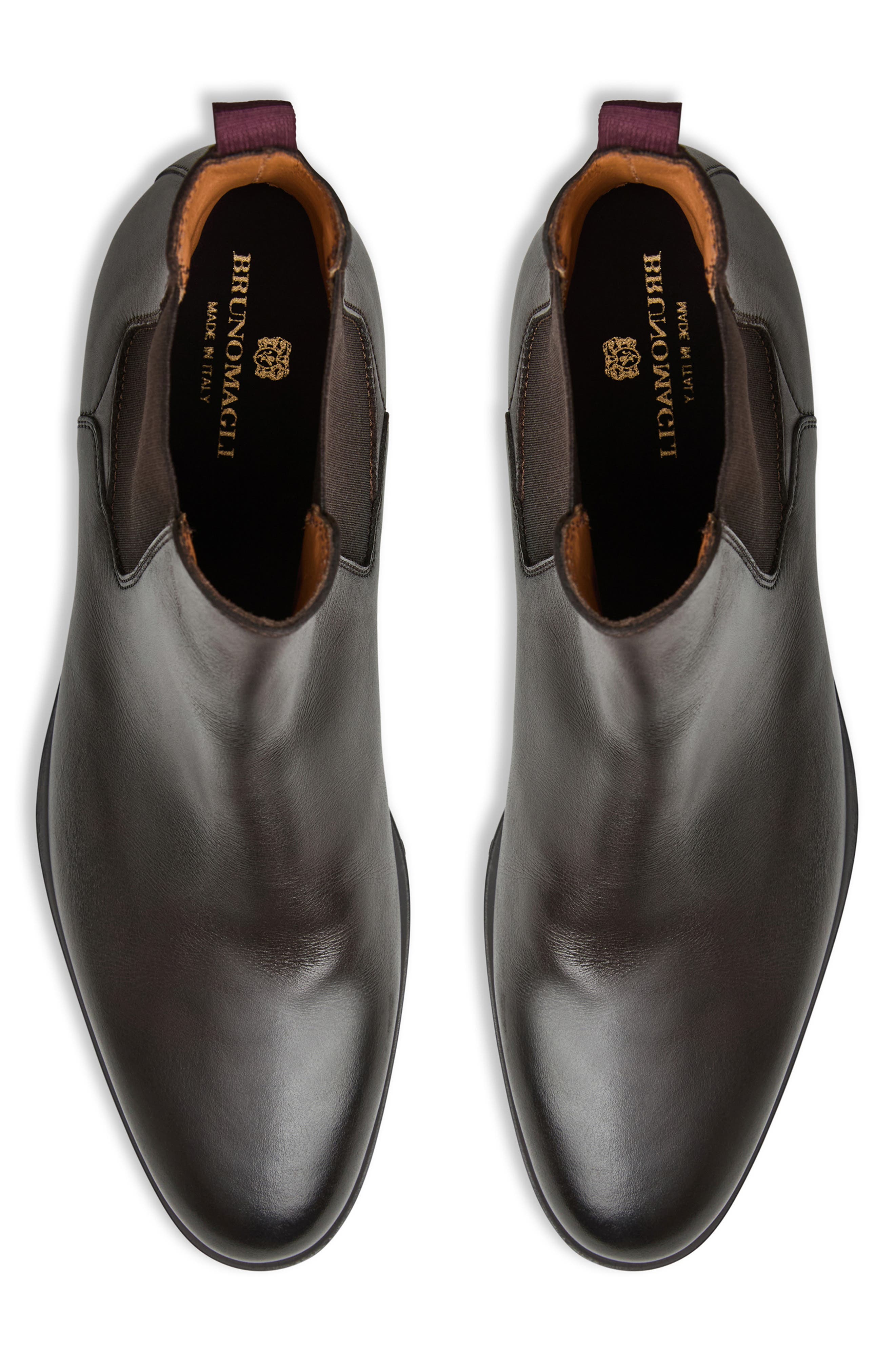 Bruno Magli Martin Chelsea Boot, Alternate, color, Brown