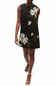 Veronica Beard Cromwell Floral Print Shift Dress