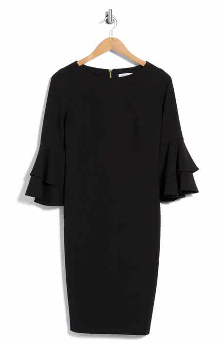 Bell Cuff Sheath Dress