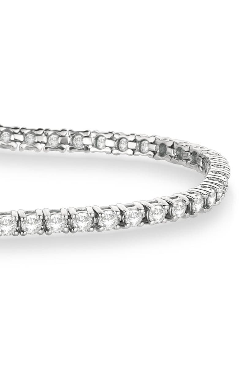 ALLUREZ Eternity Lab Diamond Tennis Bracelet 14k, Alternate, color, White Gold
